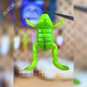 5Pcs Soft Frog 5/10g Floating Fishing Lure Artificial Frog Silicone Swimbait Topwater Casting Lure Plastic Kicking Frog Bait