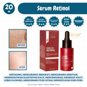 [GUH] SERUM RETINOL SR12 SERUM WAJAH UNTUK ANTIAGING DAN WAJAH SEBENING KRISTAL