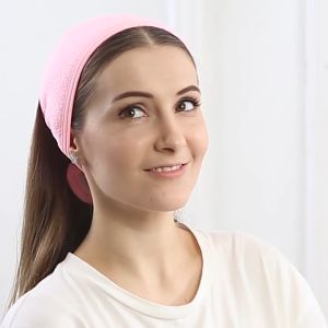 Headband Velcro Facial Wash Headband Thick And Long Cloth Adjustable Elastic Women’s Make Up Spa Wide Hairband Adjustable Head Band Women Yoga Bath Shower Makeup Wash Face Cosmetic Headband Hair Bands Accessories