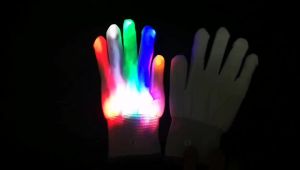 LED light-emitting toy moon-shaped table lamp Halloween-themed props for stage bar and dance hall including quirky gloves