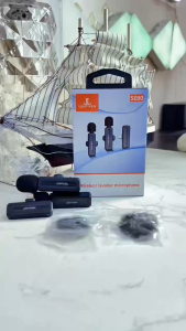 WANKEI LENTIVEN Wireless Microphone Mic Wireless Clip On Microphone Mikrofon Lavalier HP Plug & Play SE80