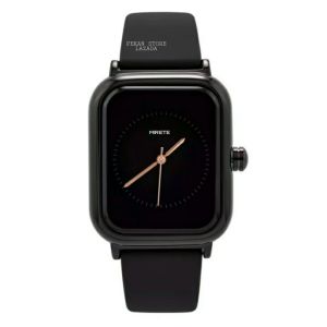 JAM TANGAN WANITA PERSEGI PANJANG KASUAL SPORTY MEWAH KUARSA ANTI AIR JAM TANGAN WANITA/CEWEK STRAP SILIKON