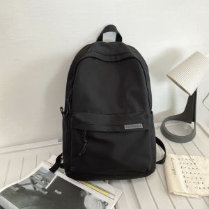 Schoolbag Womens Korean-Style Fashionable All-Matching High School and College Student Computer Backpack Original Fashionable Simple Junior High School Backpack Men