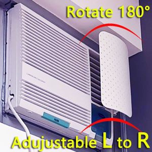 Window Type Air Cooling Machine Wind Deflector Wind Deflector Anti-Direct Blow Greemei Neutral Window Machine Outlet Windshield