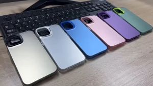 Ốp Điện Thoại Dẻo Acrylic SoCool Màu Trơn Bóng Siêu Đẹp Sang Trọng Cho IPhone XSMAX/11/12/13/14/15/16 PLus Pro Promax