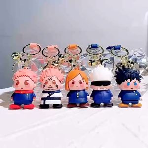 Jujutsu Kaisen Anime Cute Key Chain Gojo Yuji Sukuna Nobara Megumi Cute Gift Key Ring Key Holder