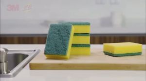 3M Scotch-Brite General Kitchen Utensils Sponge Pads Metal Ball Scouring Pad Strong Decontamination Cleaning Sponge