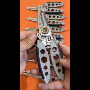 New Upgrade Multi Purpose Professional Wire Stripping Tool wire stripper with cutter crimper pliers made in japan electrical wire stripping tools set original automatic machine knife blade heavy duty multi functional tool electrician copper cable plier