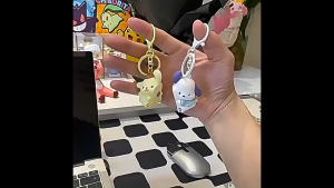Kuromi Melody Cartoon Pig Couple Magnet Keychain Backpack Pendant For Students Kids Toy Accessories