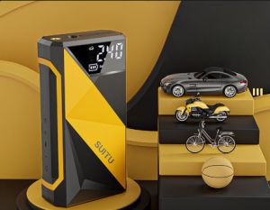 Máy Bơm Lốp Cầm Tay Không Dây Cho Ô Tô Bơm Cầm Tay Cảm Biến Tự Bơm Ngắt