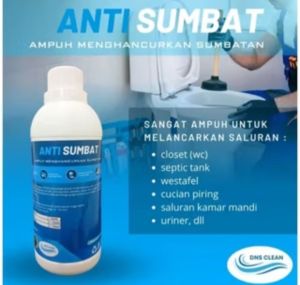 DNS Anti Sumbat Saluran Air Pipa Mampet WC Wastafel Tempat Cuci Piring 1 Liter