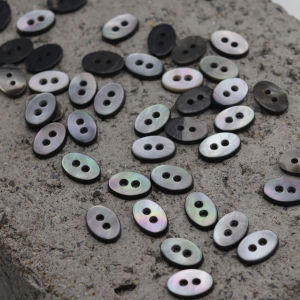 Nút Vỏ Sò Hình Quả Trứng Tự Nhiên Bằng Vải Lanh Cotton Cho Áo Len Cardigan Nữ Phong Cách Trung Hoa Mới Nút Áo Sơ Mi