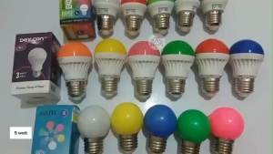 Lampu Tidur Kamar Colok Listrik Tempel Dinding Warna 1w 3w 5w 1 3 5 w watt Plus Fitting Colok Saklar On Off Hemat Listrik Hijau