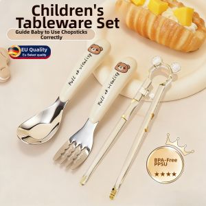 HUAZINIAO | Child Eating Training Utensil Set