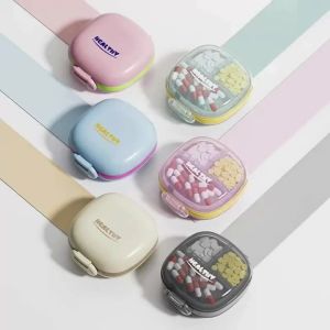 Portable Mini Medicine Dispenser Box - Seven Day Supply Small Medicine Reminder Packing for Travel