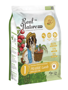 Real Nature Prairie Lamb Dog Food 2kg/4kg | Functional Nutrition | Skin & Coat Support