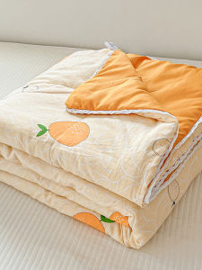 Air Conditioner Quilt Summer Cool Lightweight Machine Washable Cartoon Childrens Polyester Fiber Filled Baffle Box Stitching