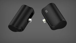 Portable Mini X01 Power Bank 5000mAh With Stand And Build In Cable Type C And IOS