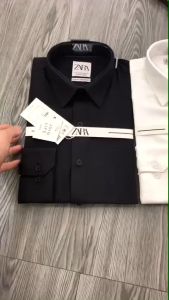 Áo sơ mi nam dài tay chất cotton lụa chống nhăn thấm hút bảng màu basic dễ phối GEN01