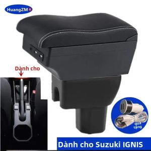 Hộp Đựng Đồ Trung Tâm Suzuki IGNIS Tựa Tay Xe Chất Liệu Da/nhựa ABS Phụ Kiện Nội Thất Phụ Tùng Độ Chuyên Dụng