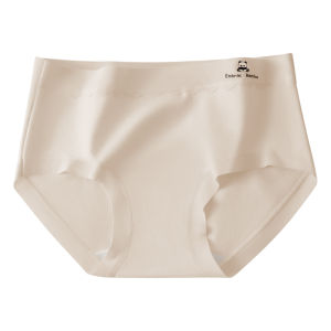 miiow | Pure Cotton Ladies Underwear 2025 New Style Thin Antibacterial Cute Teenage Girls Seamless Triangle Panties High Waist Design