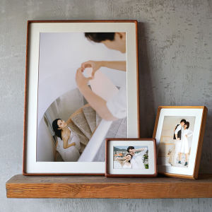 LUDAYE | Custom Framed Photo Print 24 Inch Wooden Frame
