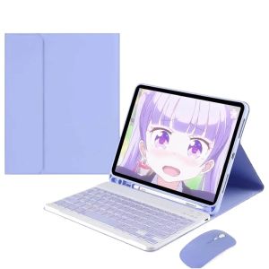 For Samsung Galaxy Tab S10 Plus 12.4 Tablet Keyboard Cover For Galaxy Tab S10 Plus Keyboard Case Korean Russian Spanish Teclado