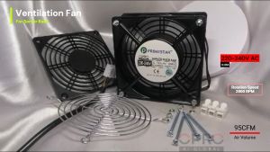 Primestar™ Sirim Solid Ventilation Fan/ Cooling Fan/ Cooling Blower / Server Fan For Server Rack & Wall Mount Rack 120mmx120mmx38mm