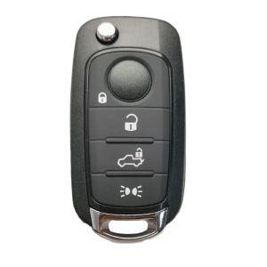 Chìa Khóa Xe Điều Khiển Từ Xa SUPERKEY Original 4A Chip Flip 433Mhz Dành Cho Các Mẫu Xe FIAT Tipo Nuovo Grazie 500X Egea 2016-2018 Tích Hợp Mạch PCB Và Transponder.