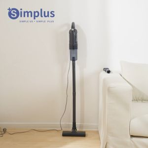 SimplusPink Powerful 18kPA Vacuum Cleaner Compact & Lightweight 9 Attachments for Multi-Scene Use Easy to Clean with 0.6L Dust Cup