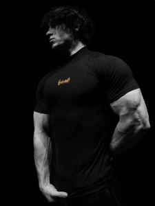 JIANSHENSHIJIAJIANSHEN | Quick Dry Muscle Fitting T-Shirt