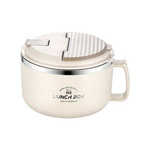 YONGLE | Student Dormitory Noodle Bowl With Lid and Drainable