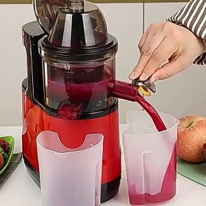 Automatic Juicer Fruits and Vegetables with Separator Electric Juicers Heavy Duty Original Portable Fruit Blender Juicer Household Slow Juicer Machine Fresh Squeezed Juice Maker Whole Fruit Juicer Mute Juice Slag Separator
