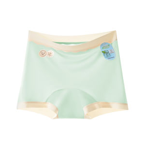 miiow | Ice Silk Seamless Safety Pants Womens Anti-Light Summer Cool Sensation Non-Marking Briefs 2025 New High Waist Briefs