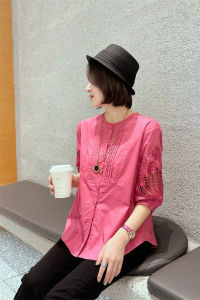 SHIMO | French Style Short Sleeve Thin Summer Blouse