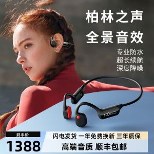 Berlin Sound New Bone Conduction Bluetooth Earphones Wireless Sports Running Special Swimming Waterproof Dustproof Ear Bone
