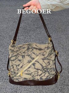 Túi Tote Đeo Vai Cỡ Lớn Retro BEGOOER Túi Đeo Chéo Đơn Giản Thời Trang Thường Ngày Cho Thanh Thiếu Niên Đi Làm Đi Học