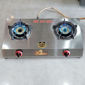 Bếp 2 lò khè bếp công nghiệp chất lượng  nấu nhanh không bị trơn  《 NEW 》