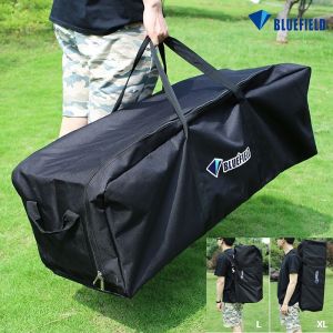COD Bluefield Storage Bag Waterproof Travel Bag 600D Oxford Carry Bag Slightly Extra Large Capacity Camping Bag 150L