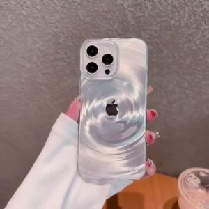 🔥จากประเทศไทย🔥INS New Creative Vortexปลอกปลาน้อยเข้ากันได้สําหรับiPhone 16 Pro Max 11 16 15 12 13 14 Pro Max 15 Pro Max 13Pro Max 12 Pro Max Red rose Case Shockproof TPU ผิวรู้สึกหนังเนื้อสําหรับ Anti-Fallป้องกันกลับเคสโทรศัพท์