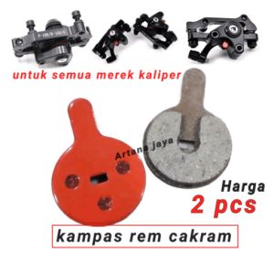 kampas rem cakram sepeda / kampas kaliper sepeda tipe bulat universal
