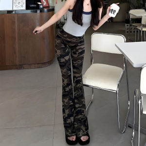 LARRMAIN High Waist Bell Bottom Yoga Pants Womens Outdoor Fitness Trousers Casual Polyester Stretchy Summer Autumn