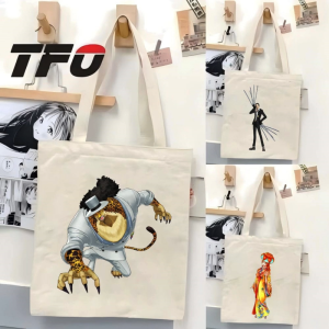 TFO Tote Bag One Piece the Straw Hat Pirates Monkey D. Luffy Versatile Ideal for College School