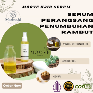 [ ORIGINAL 100% ] MOOVE HAIR SERUM - Hair Serum Penumbuh Rambut Cepat / Natural Hair Growth Serum / Pelebat Rambut / Vitamin Rambut / Menutrisi Akar Rambut / Anti loss moicare / Perawatan Rambut Rusak Dan Tipis / Perawatan Rambut Rontok / Rambut Bayi