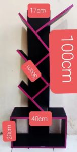 rak buku portabel tinggi 1meter - serbaguna & hemat ruangan