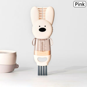 Baby Bottle Cleaning Brush 4 in 1 Multifunctional Cup Brush Insulation Bottle Cleaning Silicone Cup Holder Cleaner Home Tools