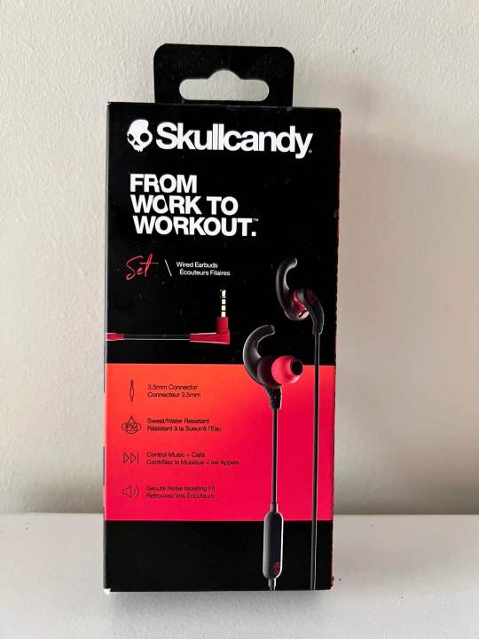Skullcandy From work to workout wired earbuds Lazada PH