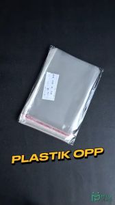Plastik Seal OPP 10x14 (100 lembar) / Plastik Seal 10 x 14 Bening Lem Rekat Roti Undangan