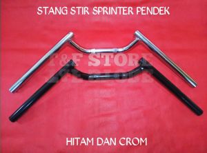 STANG STIR SPRINTER PENDEK HITAM DAN CROM