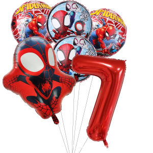 Hasbro | Bóng Bay Hình Siêu Anh Hùng 3D Hình Người Nhện Dùng Trang Trí Tiệc Sinh Nhật Tiệc Chào Đón Em Bé Đồ Trang Trí Bơm Hơi Quà Tặng Cho Tiệc Tùng